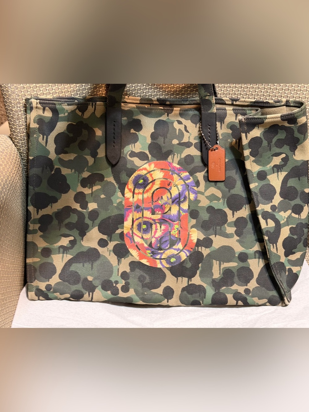 Coach Kaffe Fasset Wild Beast Tote 42